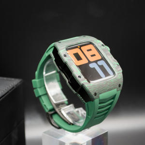 Coque originale en fibre de carbone pour I Watch Series 8 7 6 SE 45MM 44MM Richard Luxury RM Apple Watch Case - Product Image 1