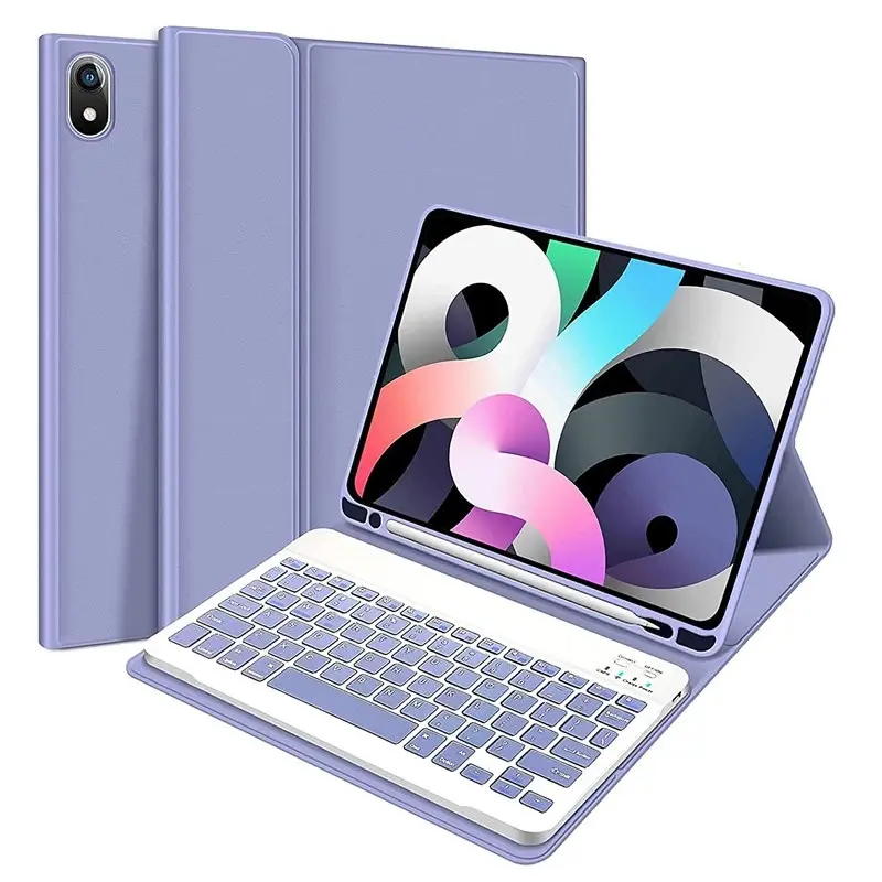Capa de suporte de silicone colorido para iPad Pro 11 2020/2018/2021 Air 4 10.9 Capa universal para Tablet