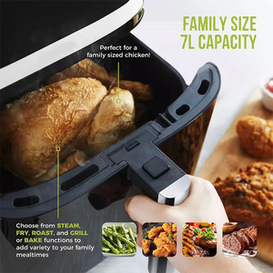 7L Air Fryer Oven Commercial Deep Fryers Household Airfryers With <b>Steamer</b> Food Cooker Dual Air Fryer Accessories 7L Air Fryer Ov - Product Image 3