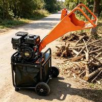Mini broyeur de bois à tambour avec 2 lames de coupe et 1 lame fixe pour usage agricole