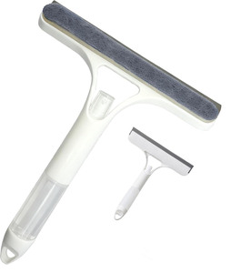 Eco-Friendly Durable Microfiber Glass Scraper Spray Bottle Shower Window Tile <b>Mirror</b> Kitchen Cleaning <b>Plastic</b> Handle Yuou - Product Image 1
