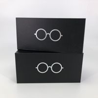 Boîte d'emballage en papier Shengcan à double ouverture et à rabat magnétique pour lunettes avec logo personnalisé