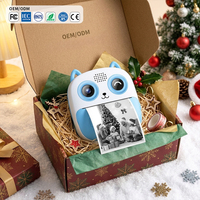 Appareil photo pour enfants, idée cadeau de Noël, saison des fêtes, appareil photo à double objectif 1080P avec écran de 2,4 pouces, léger et portable