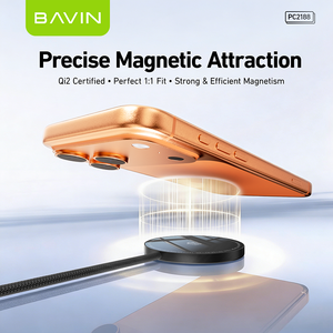 BAVIN Chargeur sans fil Qi2 <span class=keywords><strong>officiel</strong></span> pratique, élégant et durable PC2188 25W avec certificat CE - Product Image 3
