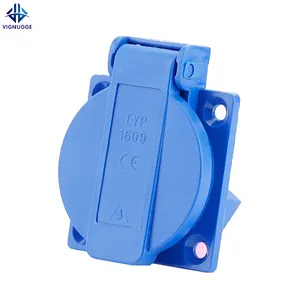 ABS PA66 Material IP55 Industrial 220V -250V Electronic 3Poles16A Waterproof Industrial Socket Plug