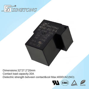 Relais de machine miniature électromagnétique haute puissance Sinetong 24V 4 broches 4KV PCB avec protection scellée - Product Image 4