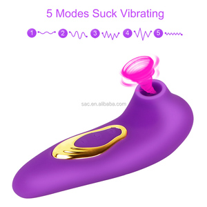 SacKnove Best Seller Vibromasseur à succion en silicone rechargeable par USB, 5 modes, pour clitoris, tige mammaire, vagin, jouets sexuels pour femmes - Product Image 4