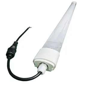 24v 48v 2835 20w 2ft 600mm18w耐候性調光LED天井LEDバテン照明ランプ