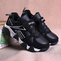 Chaussures de sport d'hiver chaudes pour garçons, doublées de polaire, épaisses, chaussures de course en peluche pour grands enfants, pour garçons et filles