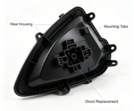 Faro Delantero para <span class=keywords><strong>Mazda</strong></span> <span class=keywords><strong>3</strong></span> <span class=keywords><strong>BK</strong></span> 04-13 Sedán/Hatchback, Lado del Conductor/Passajero, OEM BS1C-51-K0 - Product Image 3