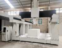 Centre d'usinage CNC 5 axes à grande portée pour moules en bois, routeur de fraisage et de gravure CNC 5 axes industriel pour la mousse