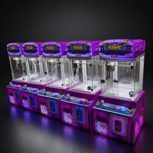 Máquina de Juego Arcade de Acrílico y Plástico de la Marca BaiHui, Diseño Nuevo, Operada con Monedas, Mega Mini Claw Tank Fighter - Product Image 6