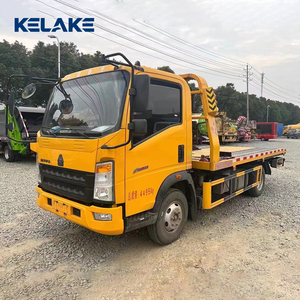 Howo Rollback <b>Flatbed</b> Wrecker Towing <b>Truck</b> 10 Ton Road Recovery <b>Truck</b> For Sale - Product Image 1