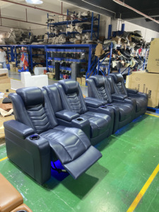 Sillón Reclinable Moderno de Lujo con Portavasos y Carga USB para Sala de Estar, Sofá, Muebles de Cine en Casa, Villa - Product Image 2