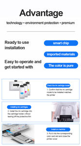 Cartouche d'encre couleur premium Goosam T01D1 01D1 T01D2 T01D3 T01D4 pour imprimantes Epson Workforce Pro WF-C529R WF-C579R - Product Image 4