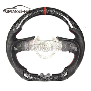 Volante de Fibra de Carbono Forjado GM.Modi-Hub para Nissan 2017 2018 2019 2020 2021 2022 <span class=keywords><strong>2023</strong></span> 2024 2025 <span class=keywords><strong>GTR</strong></span> <span class=keywords><strong>R35</strong></span> - Product Image 1
