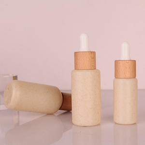 Tùy chỉnh 30ml/50ml/60ml HDPE chai nhựa rơm lúa mì chai cao su nắp Ống nhỏ giọt cho tinh dầu - Product Image 4