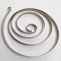 Ressort à volute personnalisé Ressort hélicoïdal plat Mécanique à remontage rétractable Ressort à défilement à force constante Bobine métallique en acier