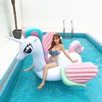 2020 Cheval gonflable de PVC/Pingouin/dragon/tortue .. Flotteur de natation/coloré lit d'eau d'été plage piscine fête