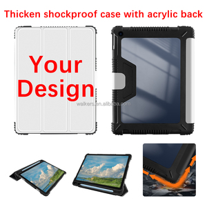 Shockproof Smart Tablet <strong>case</strong> For <strong>ipad</strong> Pro 11 M4 2024 Protective Acrylic Clear Back Cover <strong>with</strong> Pencil Holder - Product Image 3