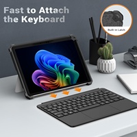 MoKo Nouvelle Arrivée Étui Robuste Tout-en-un pour Microsoft Surface Pro 12 Pouces 2025