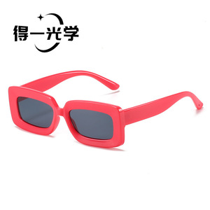 <b>Square</b> <b>Frame</b> <b>Sunglasses</b> Black UV400 Women's Sunshades - Product Image 5