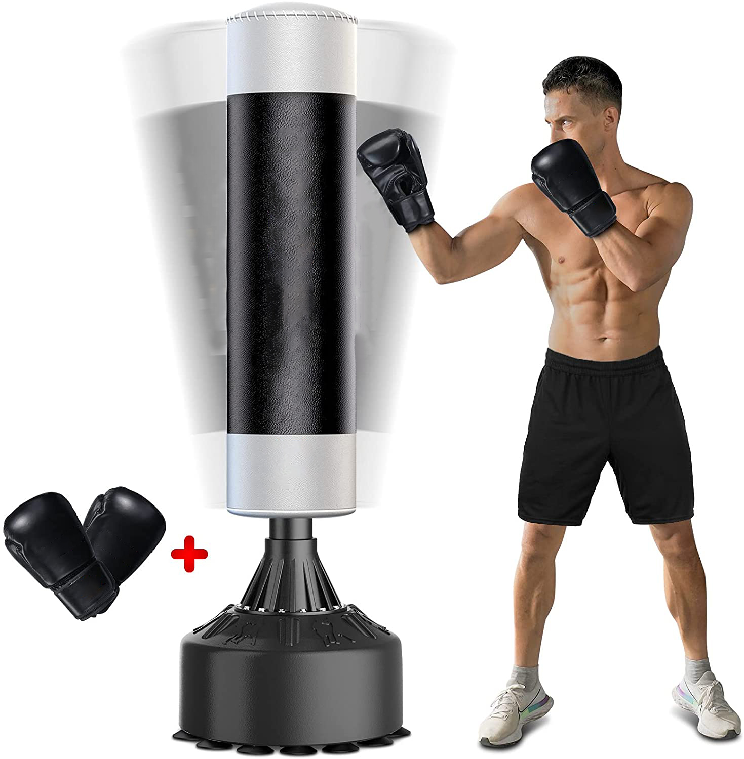Factory direct 2FT 3FT 4FT 5FT 6FT With gloves reflex sandbag equipment heavy punching bag