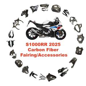 Kit de carénage de <span class=keywords><strong>moto</strong></span> en fibre de carbone 100% sèche OEM 3K pour BMW S1000RR 2025, accessoires de carénage de <span class=keywords><strong>moto</strong></span> en fibre de carbone, vente en gros - Product Image 1