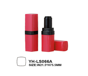 Factory Direct Classic Square Lipstick Tube Package Empty Plastic ABS Material Cosmetic Makeup Packaging with Custom Logo 4g - Product Image 2