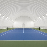 Couverture de court de tennis gonflable sur mesure, hermétique, installation rapide, dôme sportif gonflable