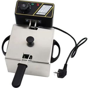 GFE-2.5L mini <span class=keywords><strong>friteuse</strong></span> électrique à réservoir unique en acier inoxydable 2L pour la friture de croustilles équipement de restauration commerciale - Product Image 5