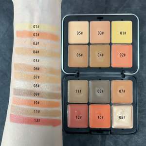 פרטי לוגו עמיד למים צבעים קונסילר צבע מינרלים טבעי פנים נייד ערכת איפור לוח קונטור - Product Image 6