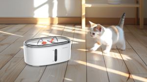 <span class=keywords><strong>Premier</strong></span> Pet Wasser brunnen Auto 3L <span class=keywords><strong>Cat</strong></span> Dog Wassersp ender SUS304 Edelstahl in Lebensmittel qualität Hochwertiger OEM ODM Neuankömmling - Product Image 2