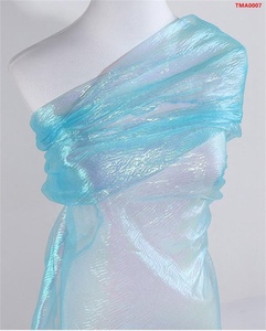 Tela Tul Transparente de Malla Suave T-win Textile, Nueva Llegada, con Muestra de Colores y Textura Ligera, Gasa <span class=keywords><strong>Tornasol</strong></span> - Product Image 6