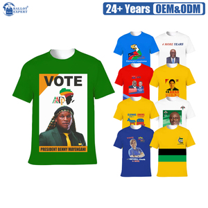 Camiseta para Campaña Electoral, <span class=keywords><strong>Personalizada</strong></span>, <span class=keywords><strong>de</strong></span> Algodón, <span class=keywords><strong>Ropa</strong></span> para Hombre, Proveedor Mayorista - Product Image 4