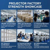 Pour Alibaba meilleures ventes DLP 3D Mini projecteur vidéo objectif manuel 200 pouces Home cinéma 4K résolution Android 9 OEM intégré