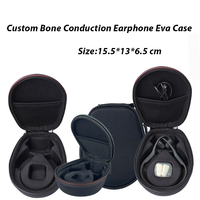 Logo personnalisé Coque rigide Conduction Osseuse Casque de protection EVA Stockage Boîtes de transport Sacs cadeaux
