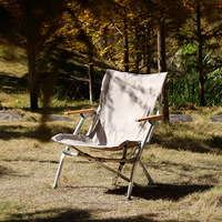 Chaise pliante d'extérieur légère et écologique en tissu Oxford 600D en alliage d'aluminium - Chaise Sealion portable pour le camping, la randonnée et les voyages