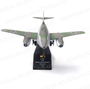 Modèle d'<span class=keywords><strong>avion</strong></span> à réaction en métal moulé sous pression 1/72 Me-262, <span class=keywords><strong>bombardier</strong></span> allemand pour collectionneurs et exposition, jouet en alliage - Product Image 5
