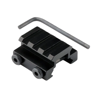 Chiến thuật Nhôm 20mm Phạm vi gắn kết với <span class=keywords><strong>45</strong></span> độ góc bù đắp và 3-Khe cắm bên khung cho đèn pin RTS săn bắn phụ kiện - Product Image 1