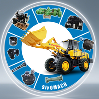 Ensemble d'essieu arrière Meritor d'origine haute résistance pour Liugong pour Volvo New Condition Wheel Loader Spare Parts