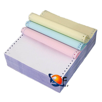 Papier autocopiant NCR de qualité supérieure A4 50 g/m² pour ordinateur, rouleau de papier bleu, modèle CB/CFB/CF, impression numérique