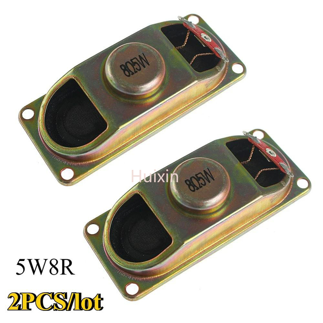 Hot 2PCS Speaker 5W 8R Loudspeaker LCD Monitor/TV 3070 Loud Speakers 8 Ohm 5 Watt 30*70MM Thickness 17MM Diy Electronic