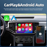 Autoradio Android universel TS18 2+32 Go, écran 9/10 pouces, Carplay, GPS, navigation, WIFI, 4G, DSP, écran QLED, lecteur vidéo pour voiture