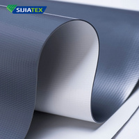 Membrane de toiture tissée en PVC enduit SIJIATEX, anti-UV, résistante à l'eau, unie, durable, 1,20-2,50 mm, 1480-3080 g/m², pour la construction