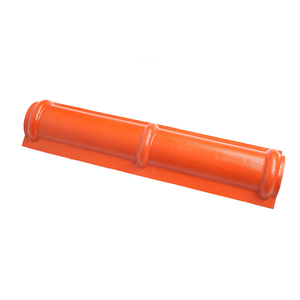 Ridge Tile Accessoires de carreaux en résine synthétique Feuille de toiture d'isolation thermique Garantie de couleur de 10 ans Tuile espagnole - Product Image 4