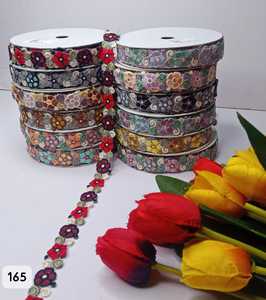 Cordones bordados de primera calidad, detalles intrincados hechos a medida para decoración de vestidos de novia de Sari, proveedores de encaje de estilo tradicional - Product Image 2