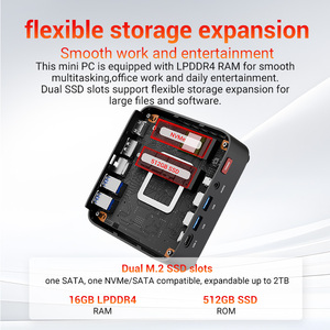 Firebat R3 มินิพีซี ใหม่เอี่ยม <span class=keywords><strong>AMD</strong></span> <span class=keywords><strong>Ryzen</strong></span> <span class=keywords><strong>3</strong></span> <span class=keywords><strong>4300U</strong></span> แรม 16GB และ SSD 512GB เหมาะสำหรับการเรียนรู้ คุณภาพพรีเมียม จัดส่งทันที มินิพีซี - Product Image 6