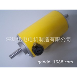 Motor de CC con escobillas de 130 mm, montaje de brida, imán permanente, 36 V, totalmente cerrado para maquinaria de carpintería - Product Image 2