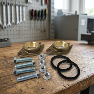Kit de raccordement en bronze Grundfos 539615 1-1/2 po pour pompes à montage sur bride Up43 – Alimentation en eau - Product Image 2